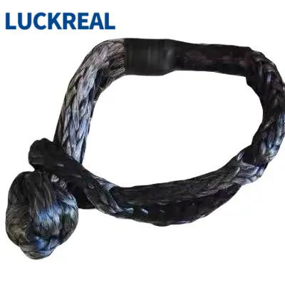 38000lbs Colorful off-Road Winch Soft Recovery Rope Shackle UHMWPE Emergency Tool for 4X4 Towing