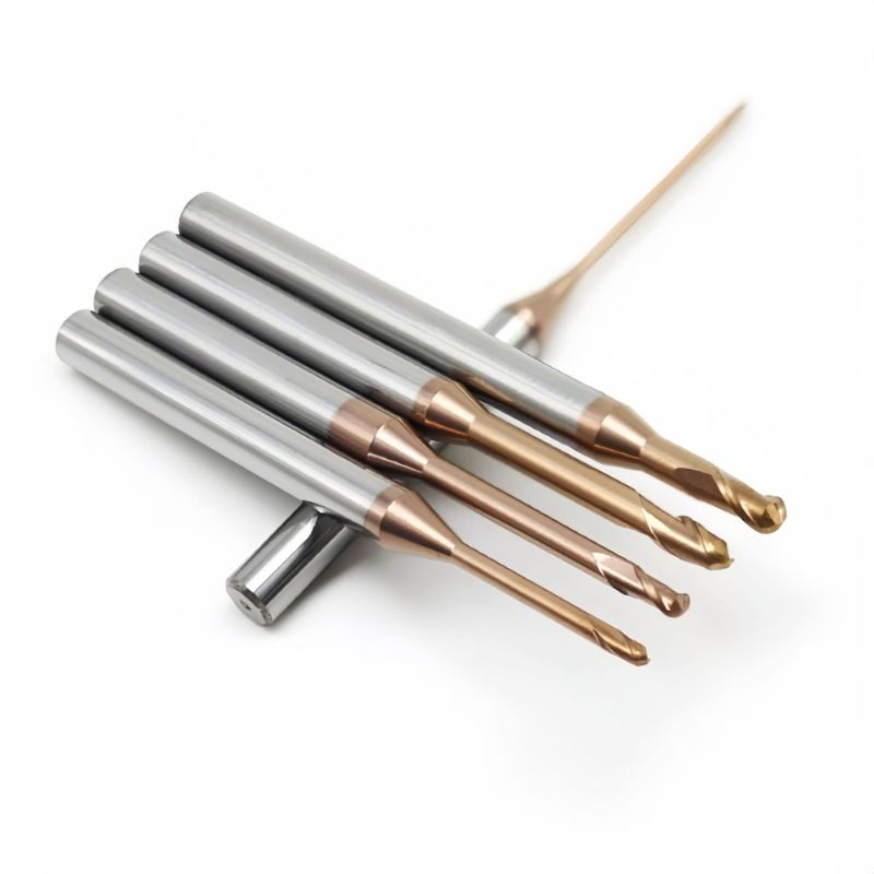 Micro-Cutting End Mill with Enhanced Wear Resistance for Continuous High-Speed Milling