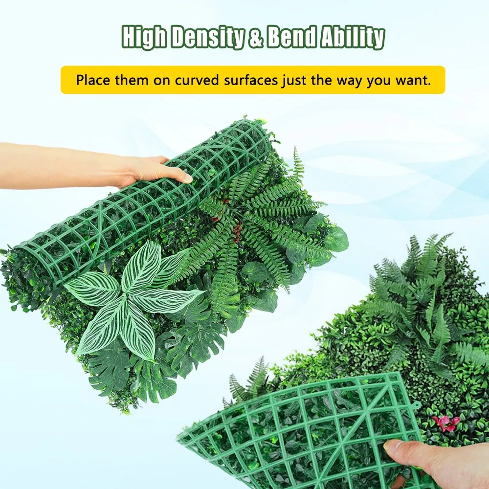 Indoor Home Decorative Plant Fake Artificial Grass Vertical Wall