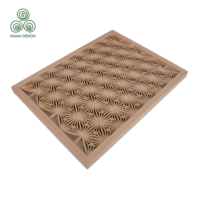 Exquisite Handmade Wooden Lattice for Luxury Home Interior Kumiko Feature Wall