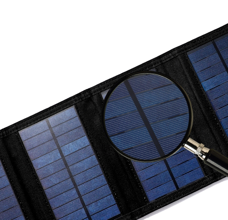 Outdoor Green Energy ETFE Monocrystalline Silicon Cells Portable Foldable Solar Panel