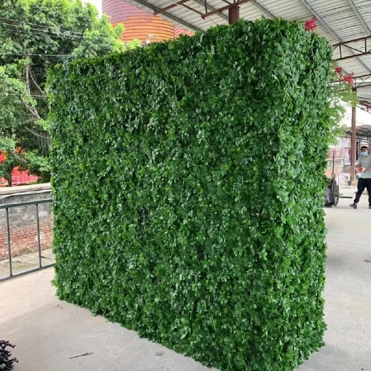Environmental Protection China Wholesale Artificial Hedge Wall Plants Flower Grass Wall Backdrop for Home Wall