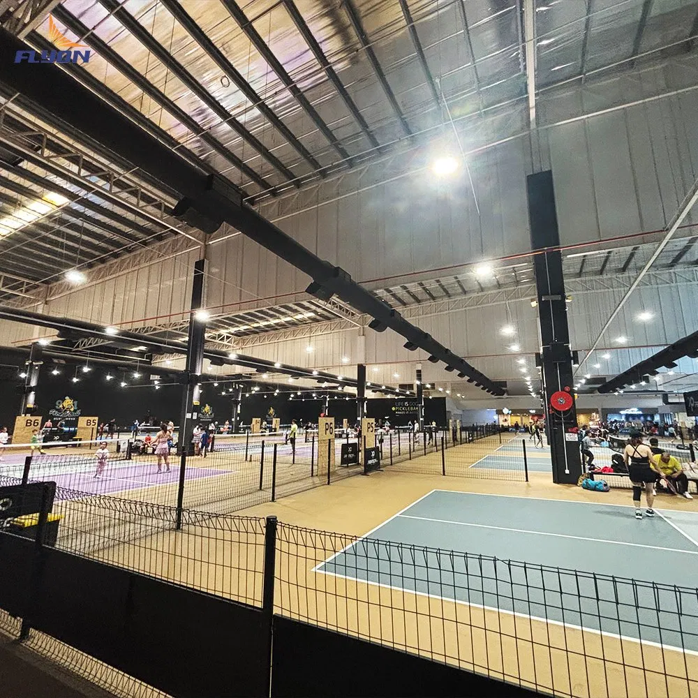 Professional Pickleball Court System with Durable Surface, Regulation Net and Boundary Lines