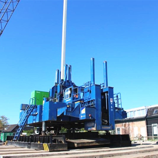 Small Piling Project Gear Dund with 120t Capacity
