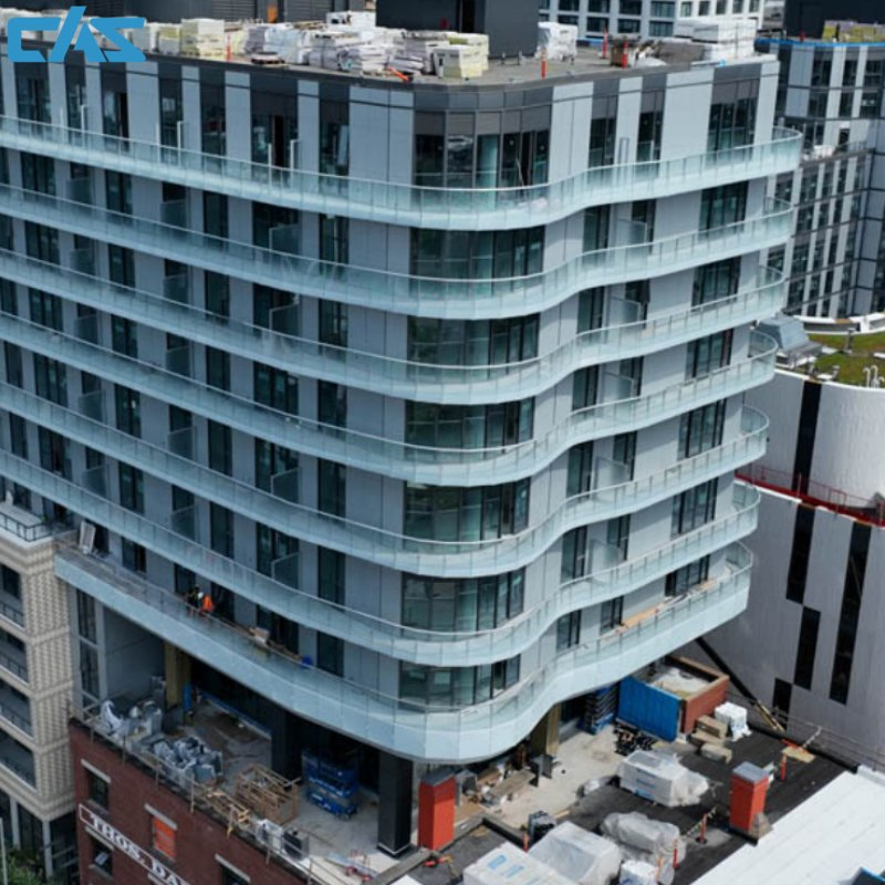 Premium Double Glazed Exterior Curtain Wall Glass for Homes