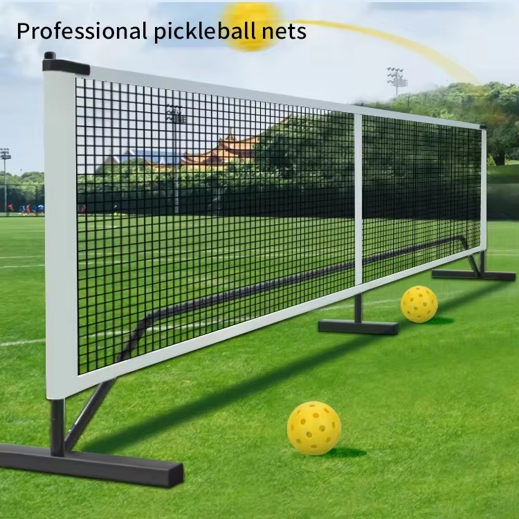 Professional Aluminum Alloy Removable Pickleball Training Net Set Pickleball Net Pole and Net System for Sale