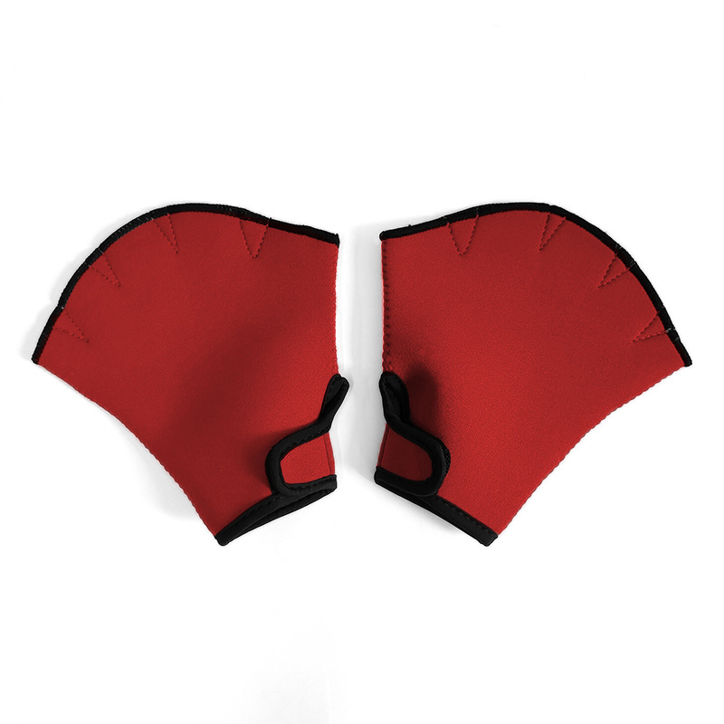 Wholesale Swimming Gloves Aquatic Fitness Water Resistance Fit Paddle Training Fingerless Gloves