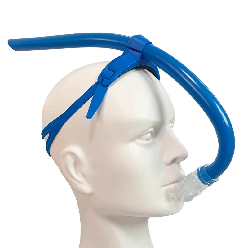 Dry Top Swimmer Snorkel for Youth Centeral Front Snorkel Gear Swimming Training Equipment