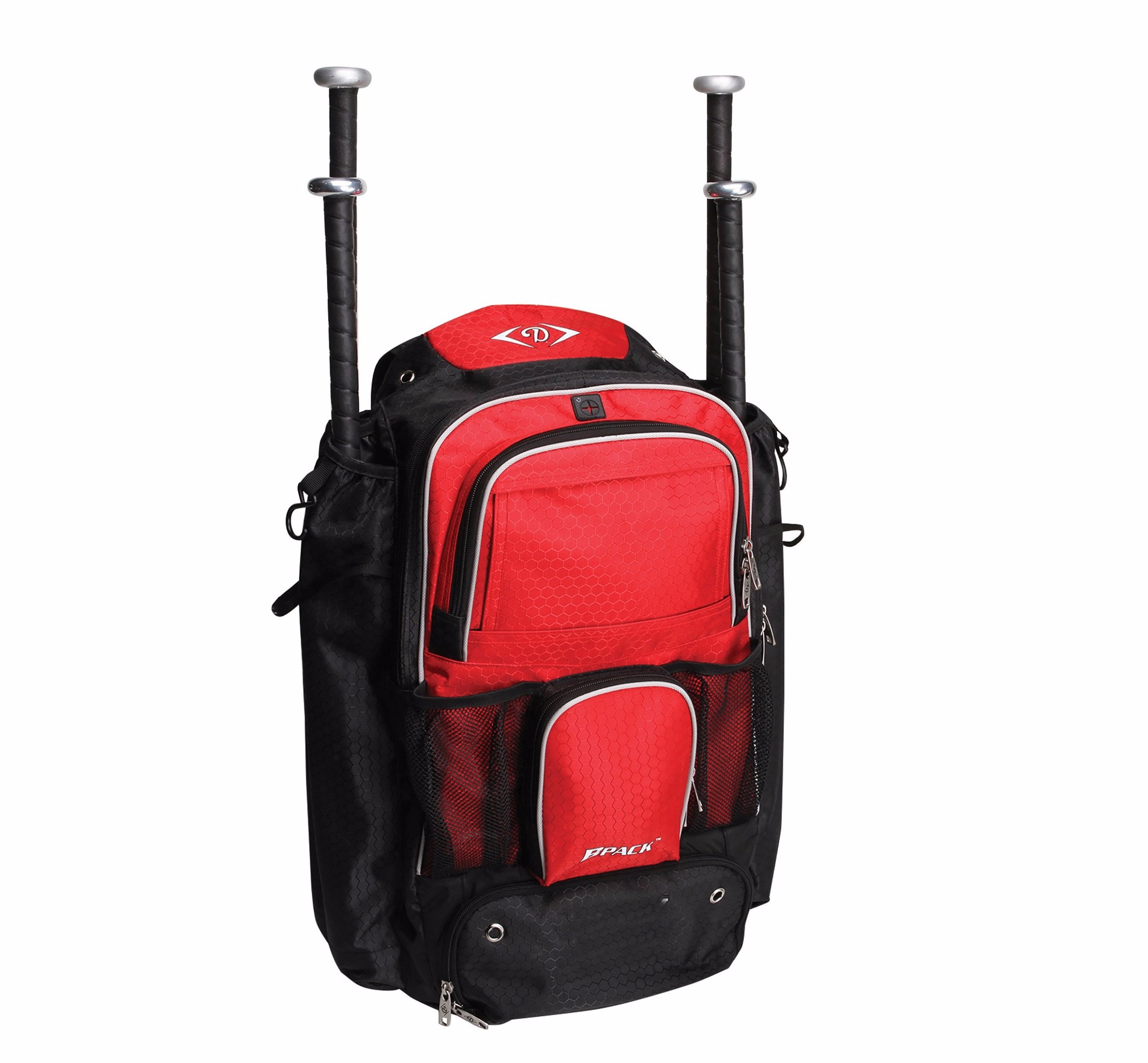 Large Capacity Baseball Bat Bag Backpack for T-Ball Softball Equipment Gear for Kids, Youth, and Adults