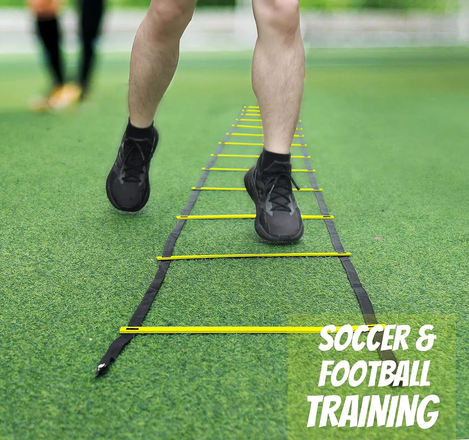 Wholesale Agility Ladder Soccer Football Training Equipment Set for Youth with Carry Bag with 25PCS Cones