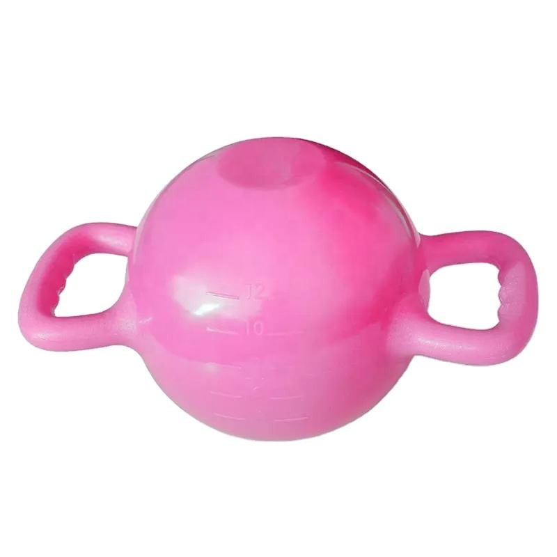 Dual Handle Dumbbell Adjustable Weight PVC Water Filled Kettlebell