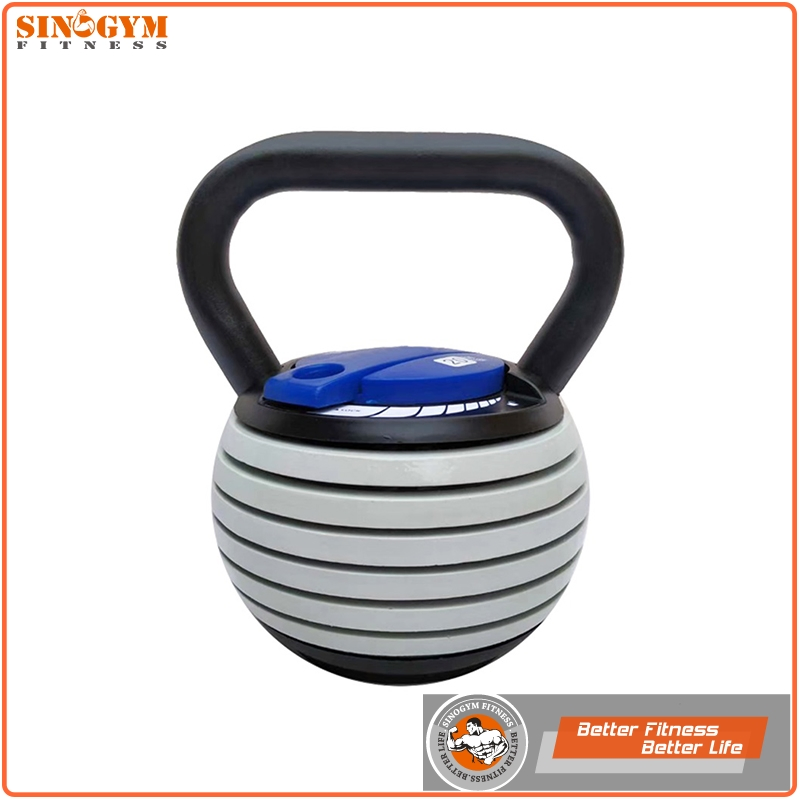 Adjustable Gym Fitness Training Weight Kettlebell Set with Solid Steel Weight Plate