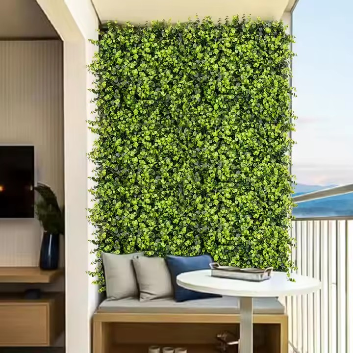 Dll647 Green Plant Wall Artificial Lawn Boxwood Hedge Garden Backyard Home Backdrop Decor Simulation Grass Outdoor Flower Wall