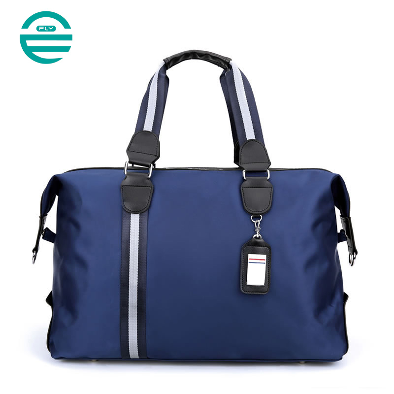 Fuliya Portable Fitness Gym Bags for Men Waterproof Nylon Waterproof Large Luggage Business Travel Duffel Bag