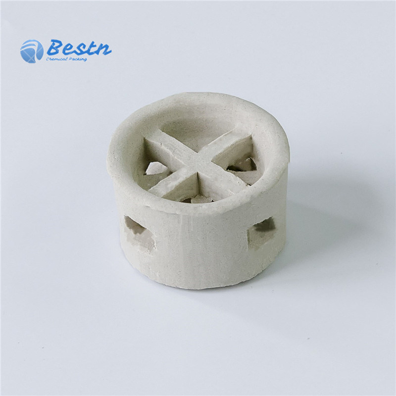 Ceramic Ring Has High Heat Transfer Efficiency, Acid and Heat Resistance Cascade Micro Ring Ceramic Tower Packing Micro Ring