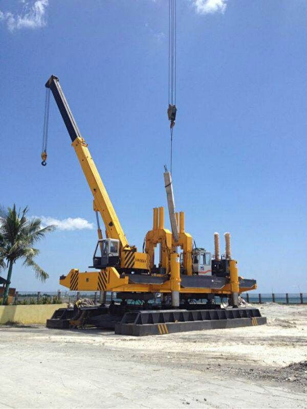Small Piling Project Gear Dund with 120t Capacity