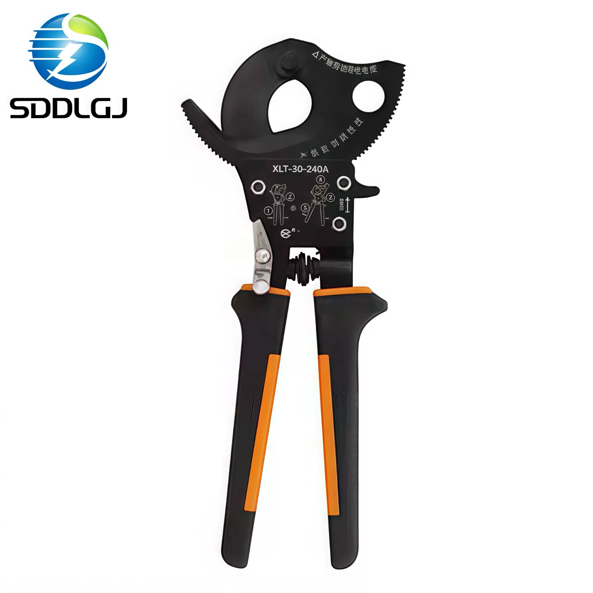 Ergonomic, Non-Slip and Efficient Ratchet Cable Scissors: Comfortable Grip for Fast Cutting