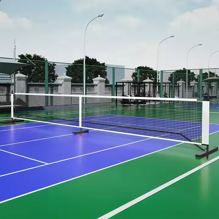 OEM/ODM Professional Aluminum Alloy Removable Pickleball Training Net Set Pickleball Net Post and Net System for Sale