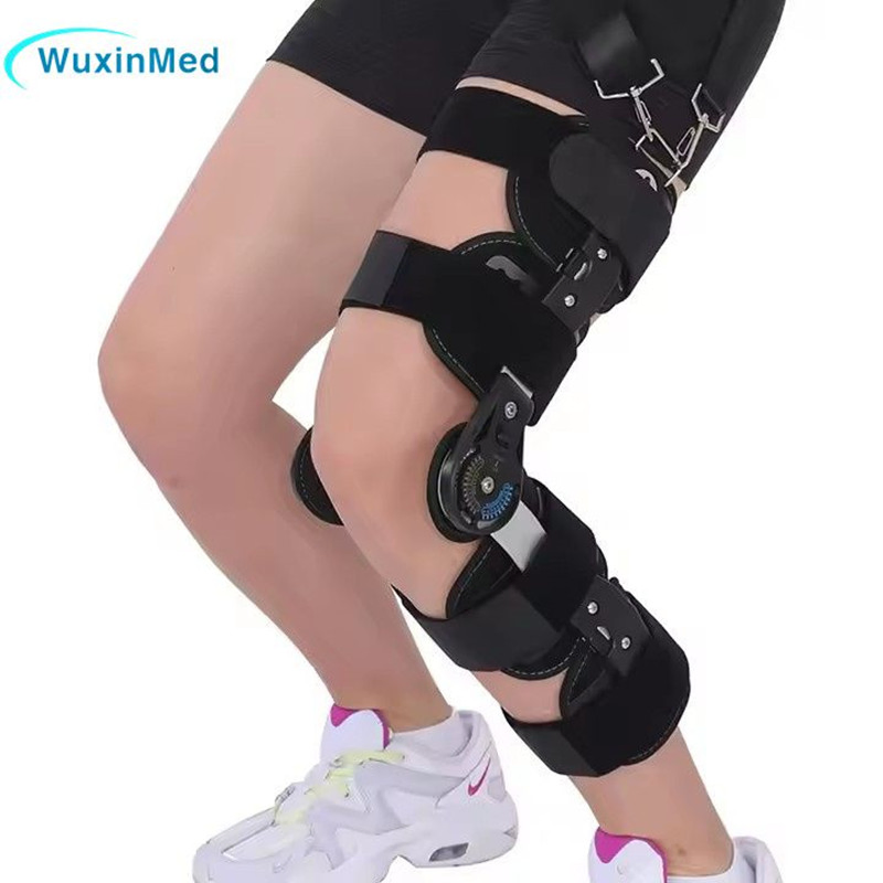 Adjustable Osteoarthritis Knee Immobilizer Orthopedic Medical Hinged Knee Brace Comfortable and Easy to Use