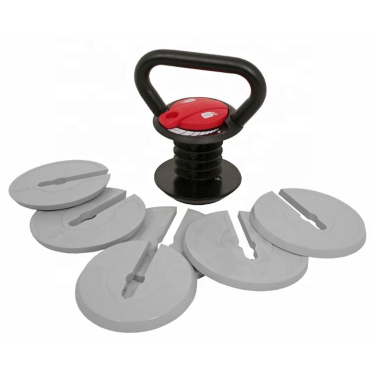High Quality Gym Equipment Fitness Gym Free Weight 18kg/40lb Adjustable Kettlebell