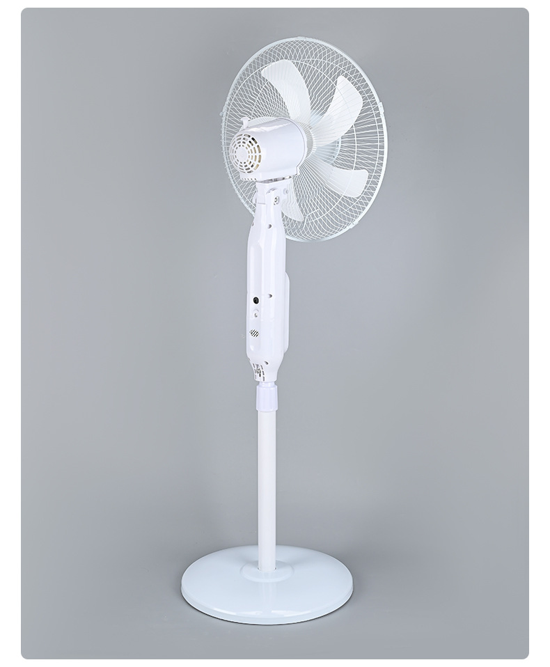 16 Inch Rotatable Outdoor High Speed 9 Volt DC Solar Fan and Solar Powered Electric Standing Fans with AC Adapter