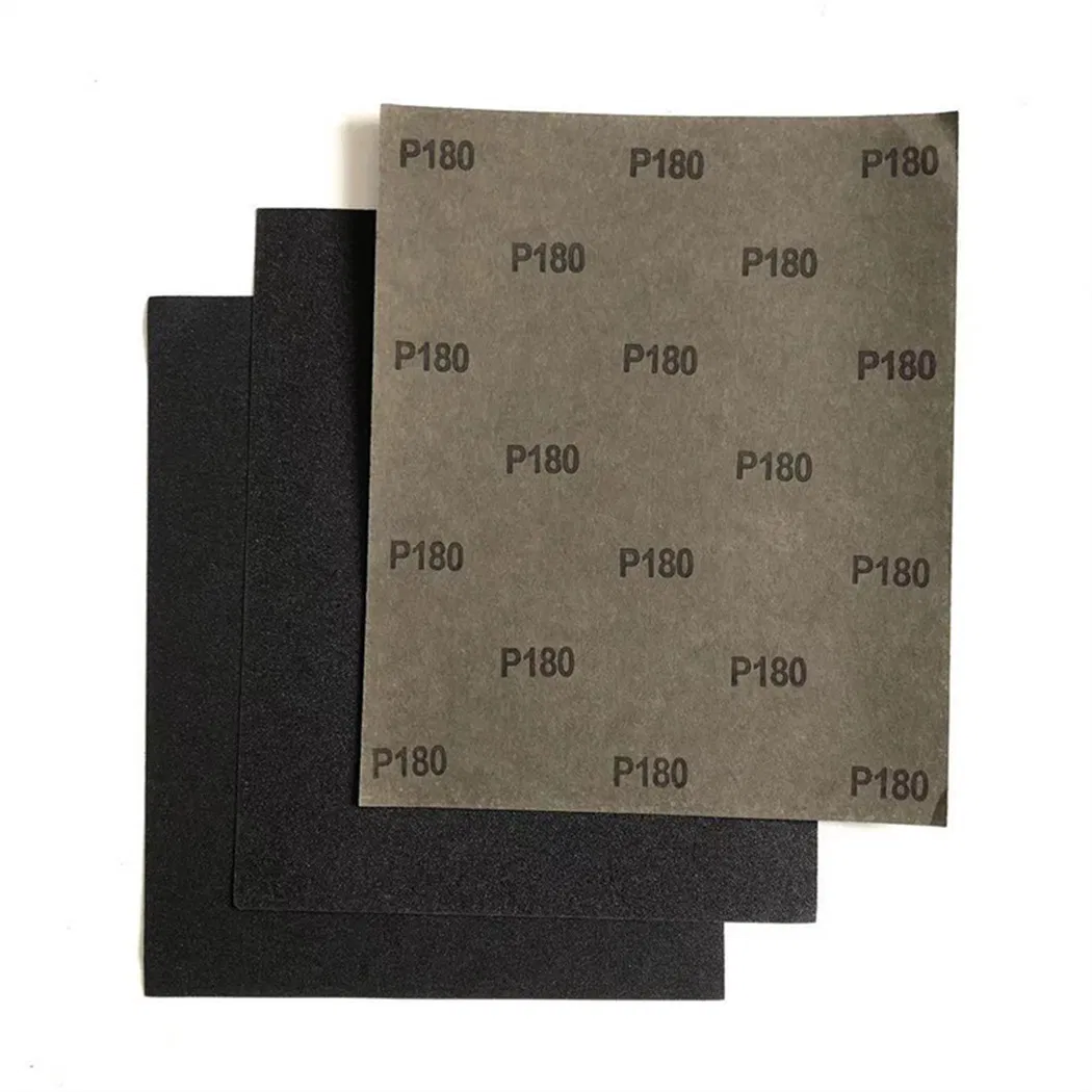 P180 Waterproof Emery Paper Abrasive Paper for Construct and Paint