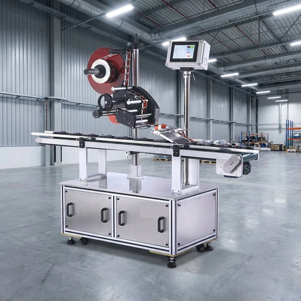 Adaptive High-Speed Eco-Friendly Flat Sticker Labeling Equipment for Multi-Size Containers