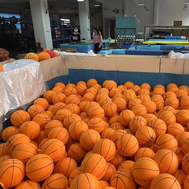 Indoor Silent Basketball Playset with Soft Foam Ball