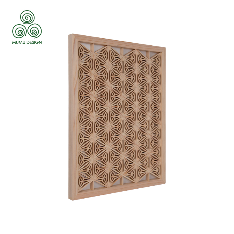 Exquisite Handmade Wooden Lattice for Luxury Home Interior Kumiko Feature Wall