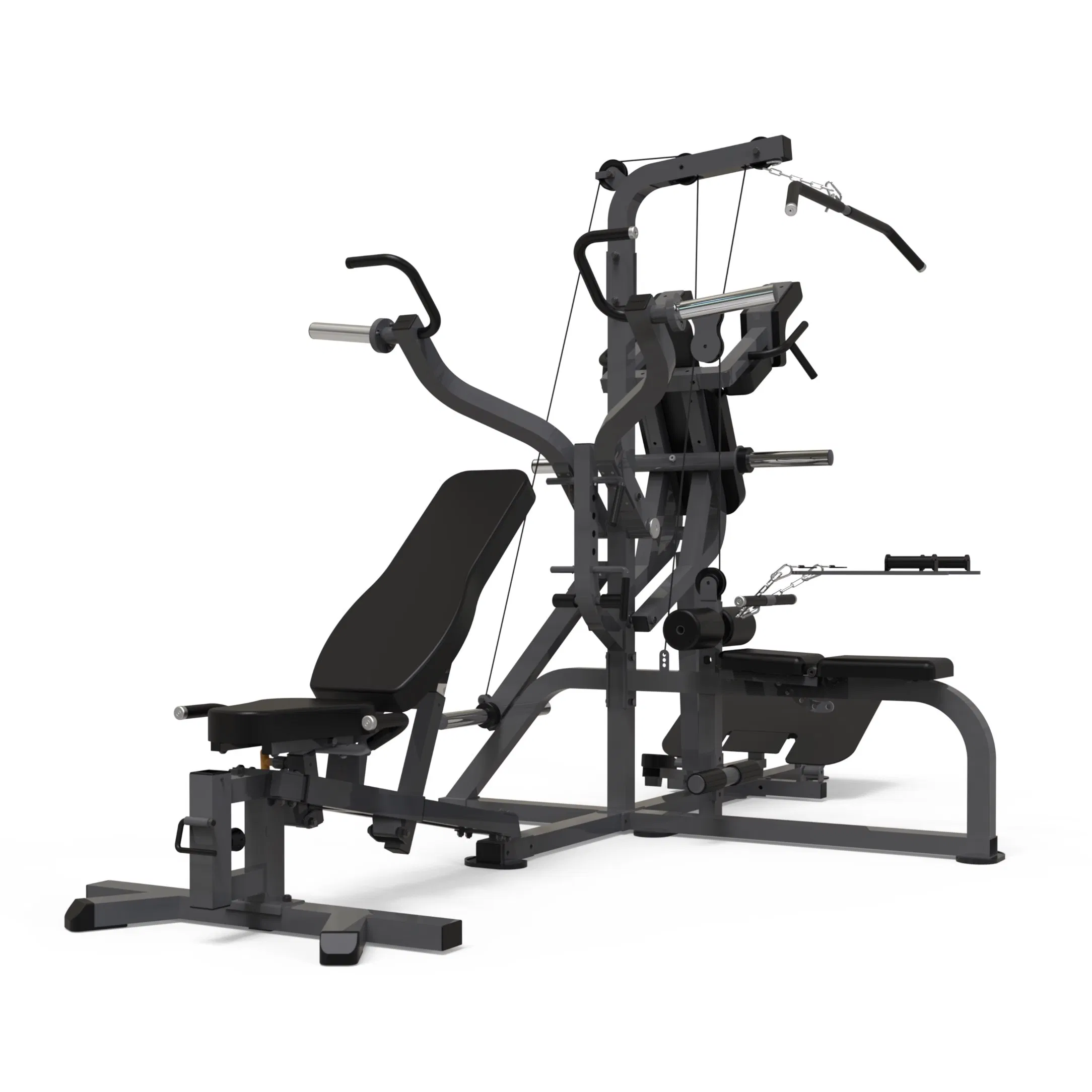 Multifunction Gym Machine Exercise Fitness Three Station Home Gym