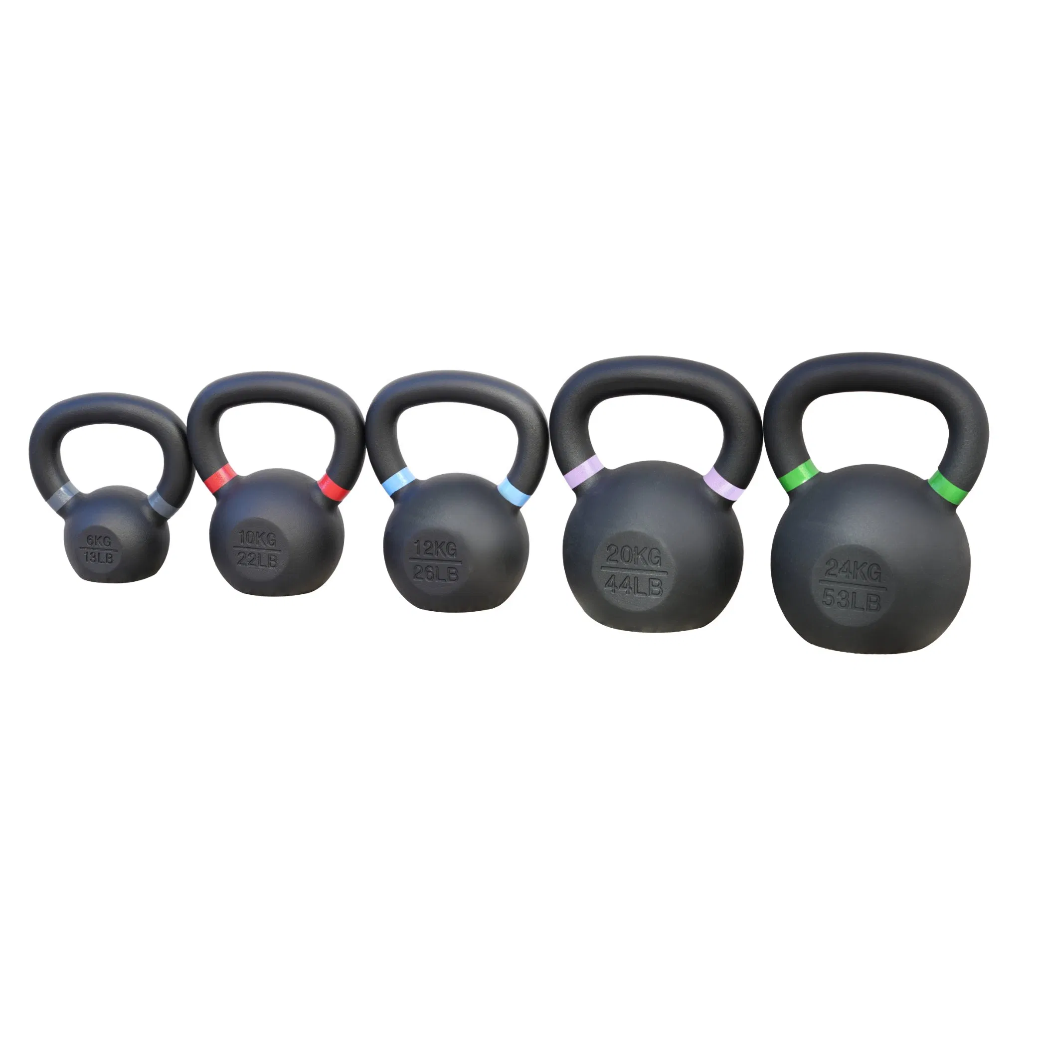 OEM Adjustable Cast Iron 6/8/10/12/16/20 Kg Fitness Competition Use Kettlebell Set