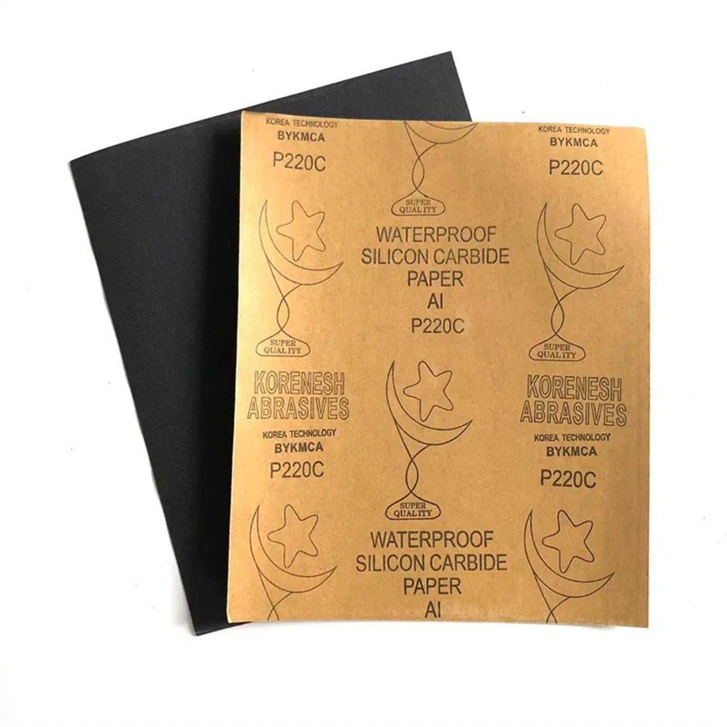 9" X11" Waterproof Abrasive Paper Sheet Abrasive Tools for Polishing Metal