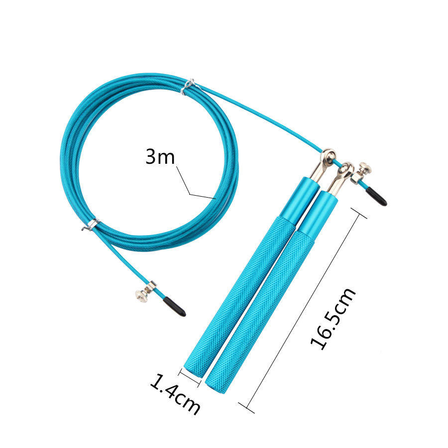 High Quality 3m Wholesale Exercise Jump Rope PVC EVA Material Smart and Weighted Adjustable Speed Skipping Light in Weight