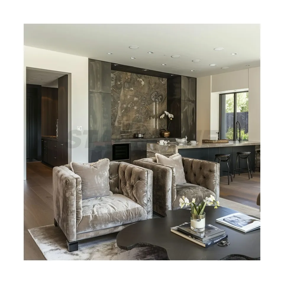 Home Interior Design Natural Marble Wall Tile