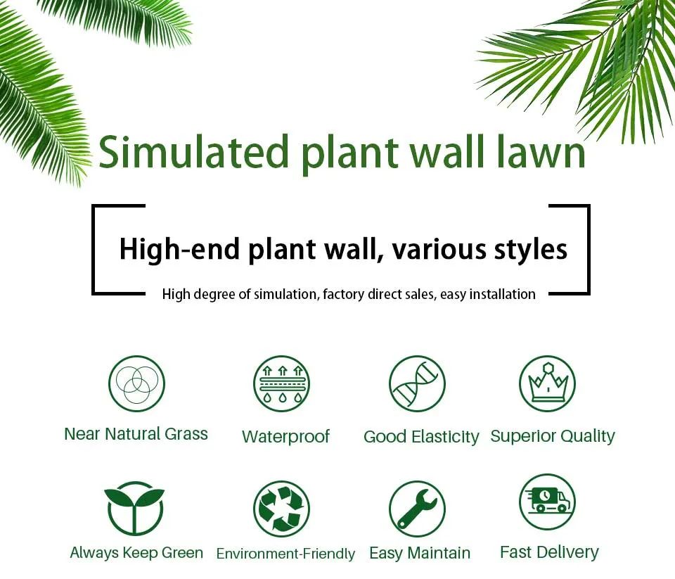 Artificial Plant Wall Detail 1