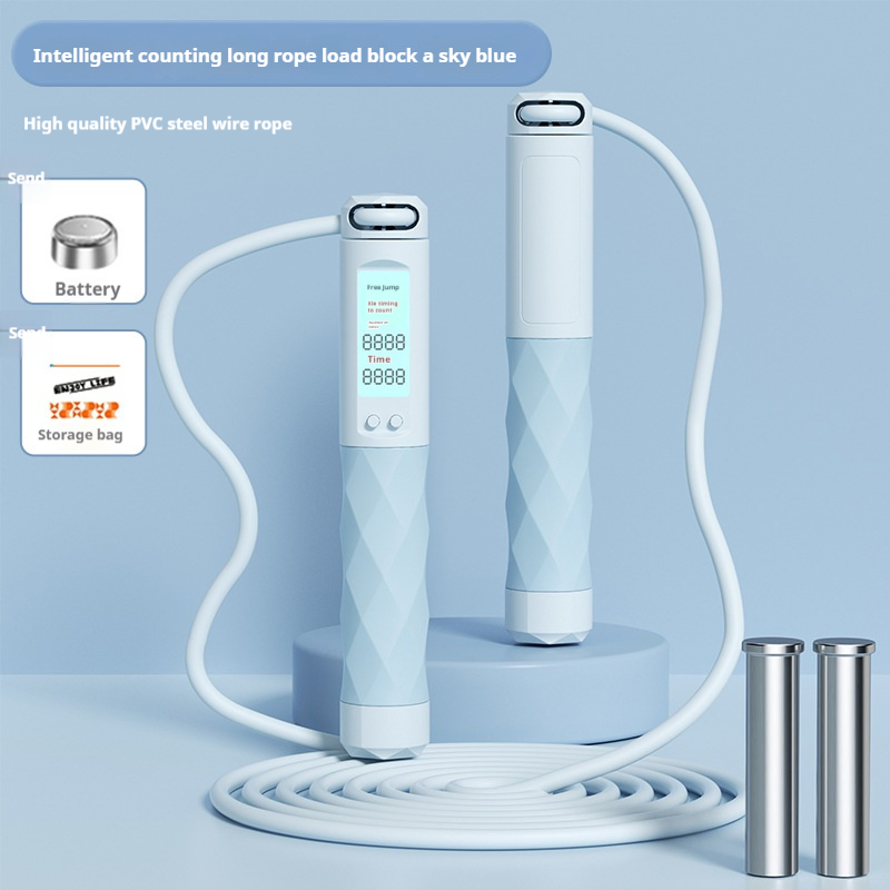 Weighted Jump Rope with Counter Smart Skipping Rope for Crossfit for Adult