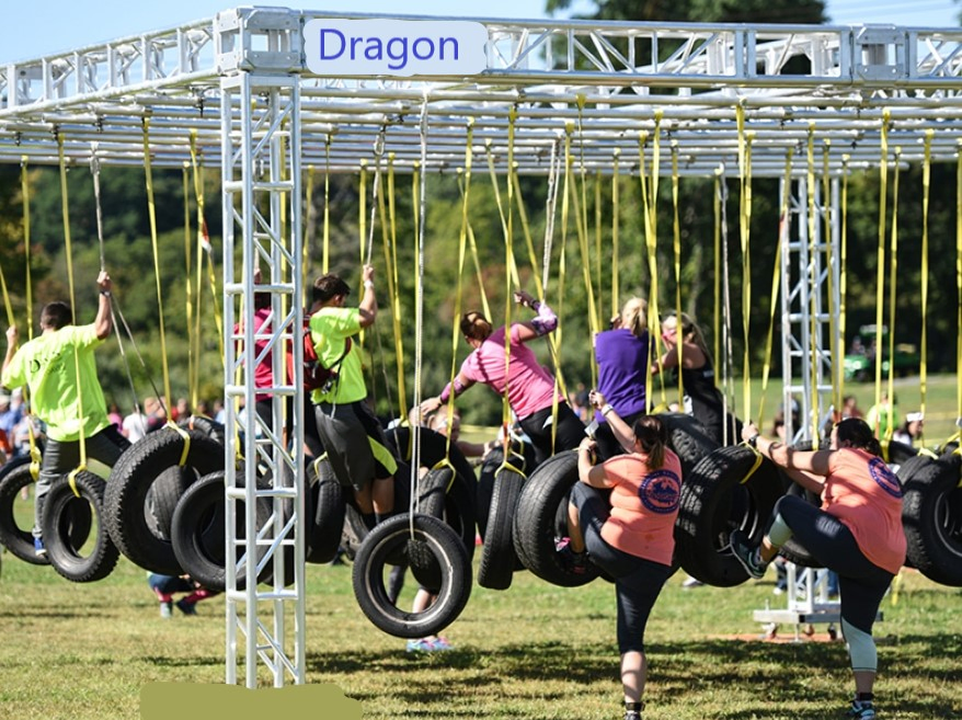Dragon Outdoor Ninja Warrior Obstacle Course for Spartan Race
