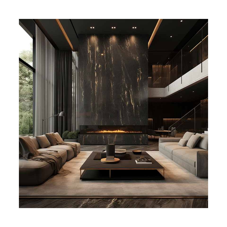 Starstone Luxury Style Customized Design Home Interior Design Natural Marble Living Room Wall Tile