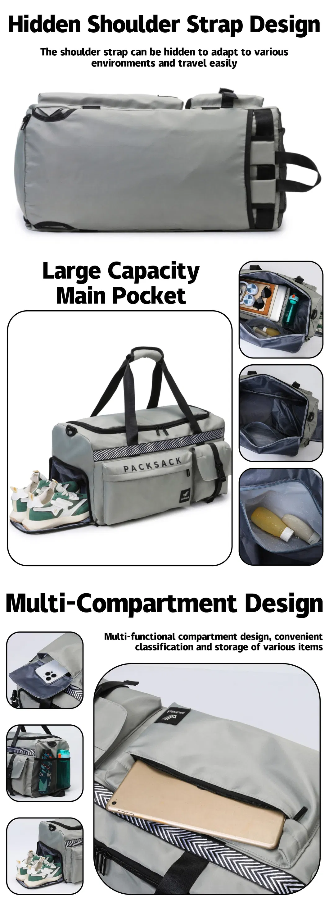 Gym Duffle Bag Details 3