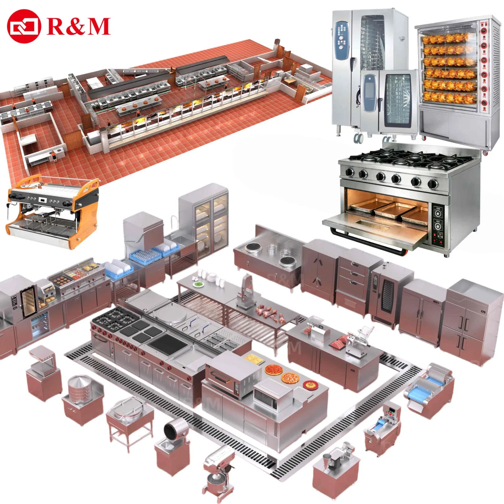 Banquet High End Institutional Kitchen Food Processing Large Catering Adaptive Portable Best Professional Indian Outdoor Industrial Restaurant Cooking Equipment