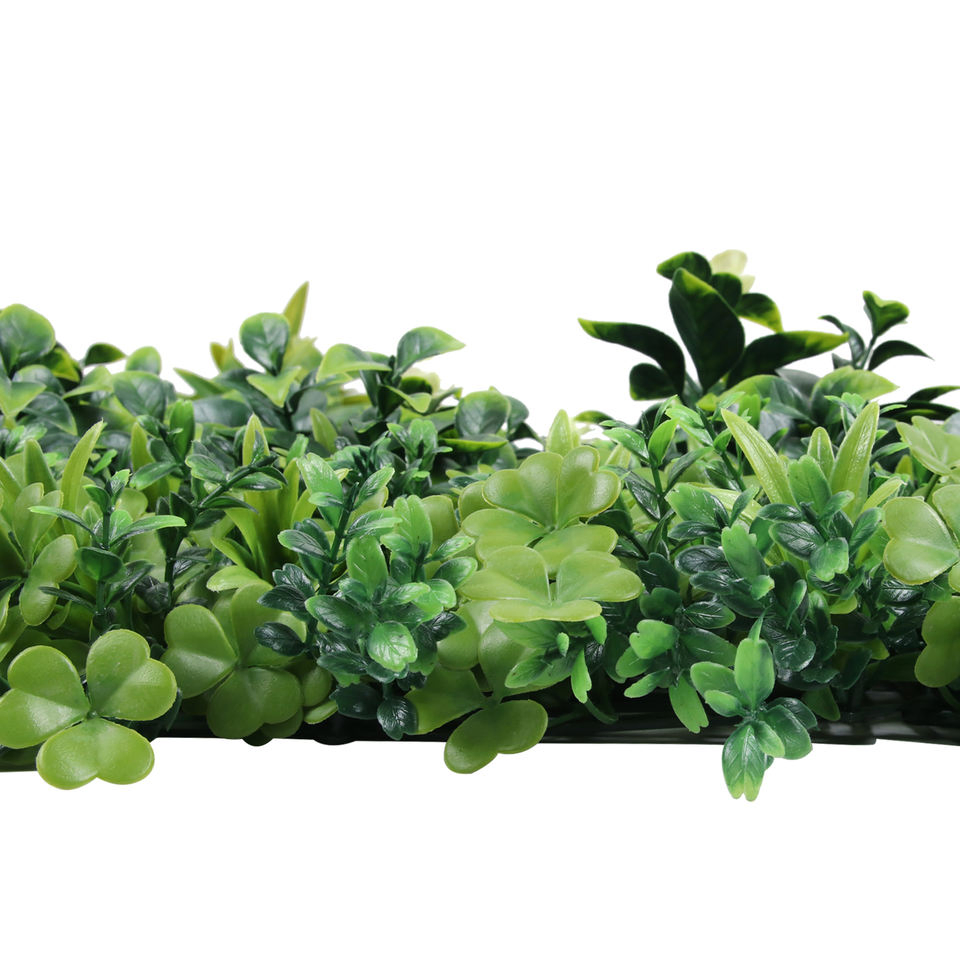 Home Outdoor Garden Decor UV Protected Plastic Green Grass Wall Panel Artificial Plant Grass Wall for Decor