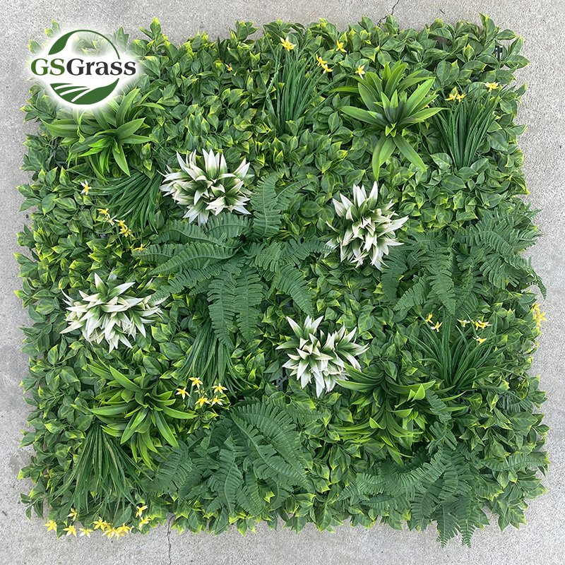 Hot Sale Plant Artificial Vertical Green Grass Wall for Home Decoration