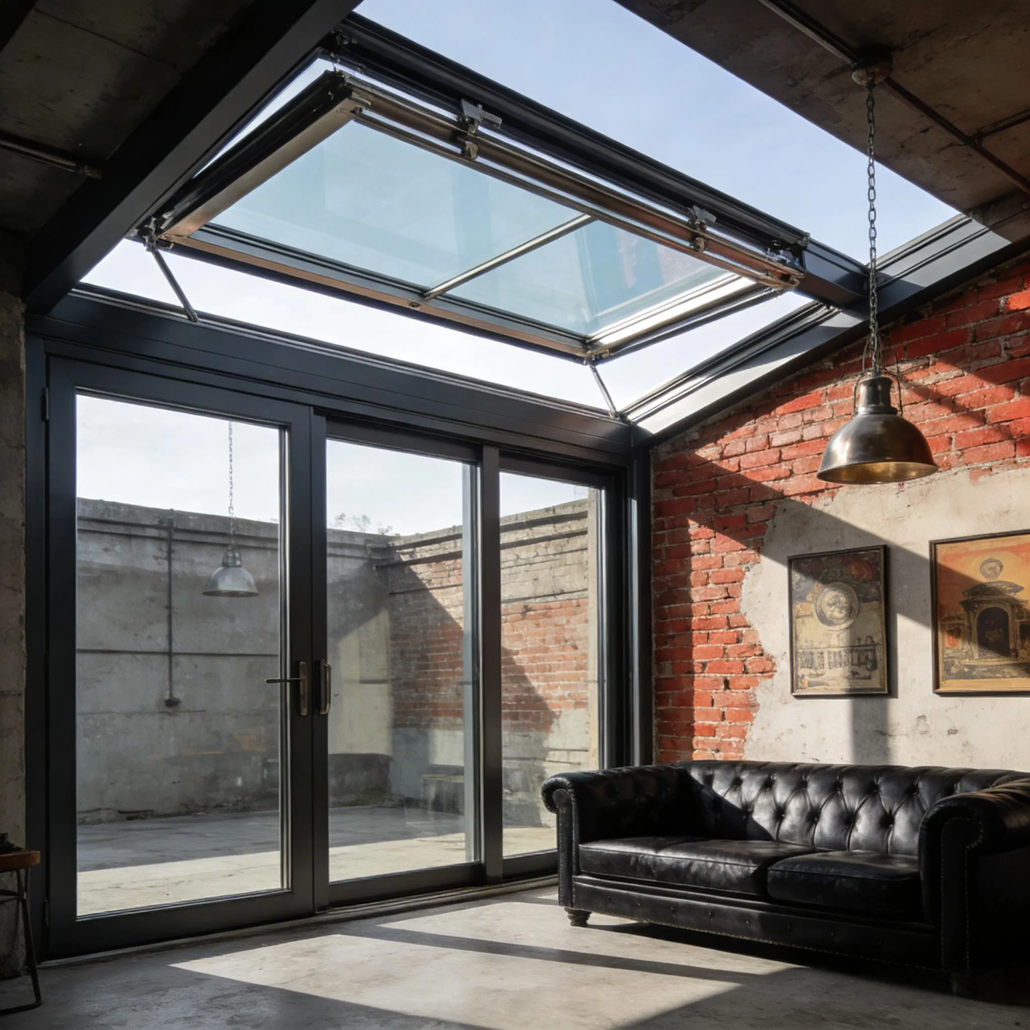 Skylight Featuring 6061-T6 Alloy Anodized Surface 2 5mm Frame