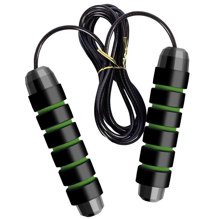 High-Speed Performance Smart Speed Jump Rope PVC and Steel Cable with Weighted Bearing for Quick Home Workouts
