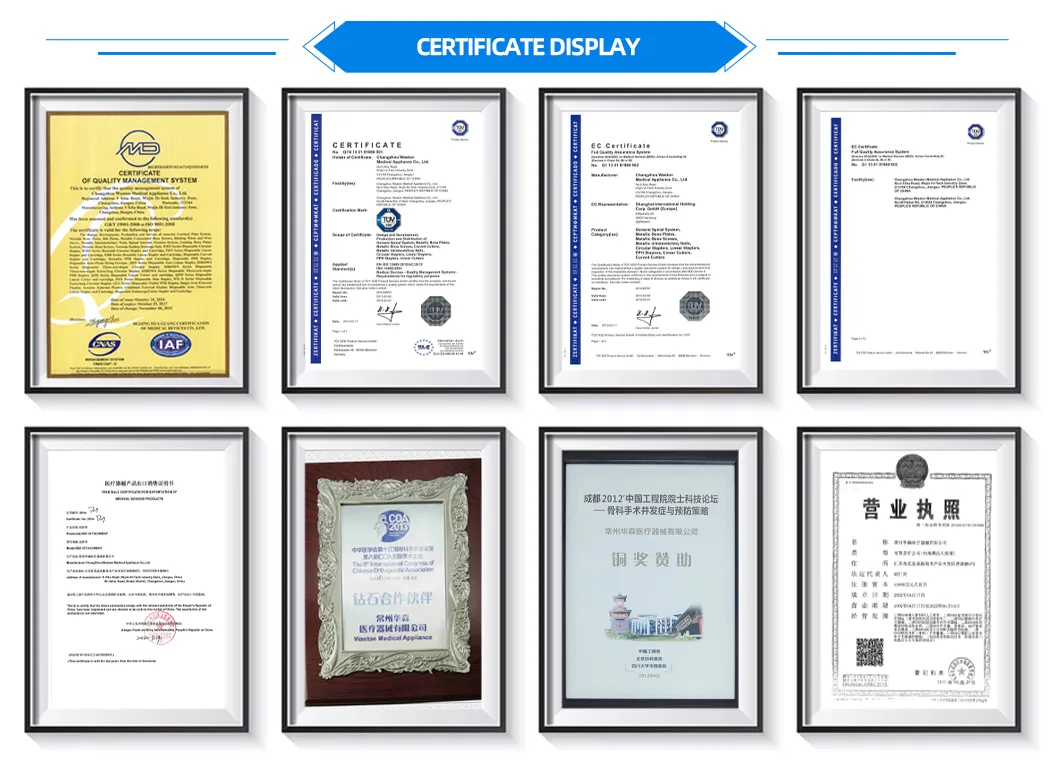 Certificates