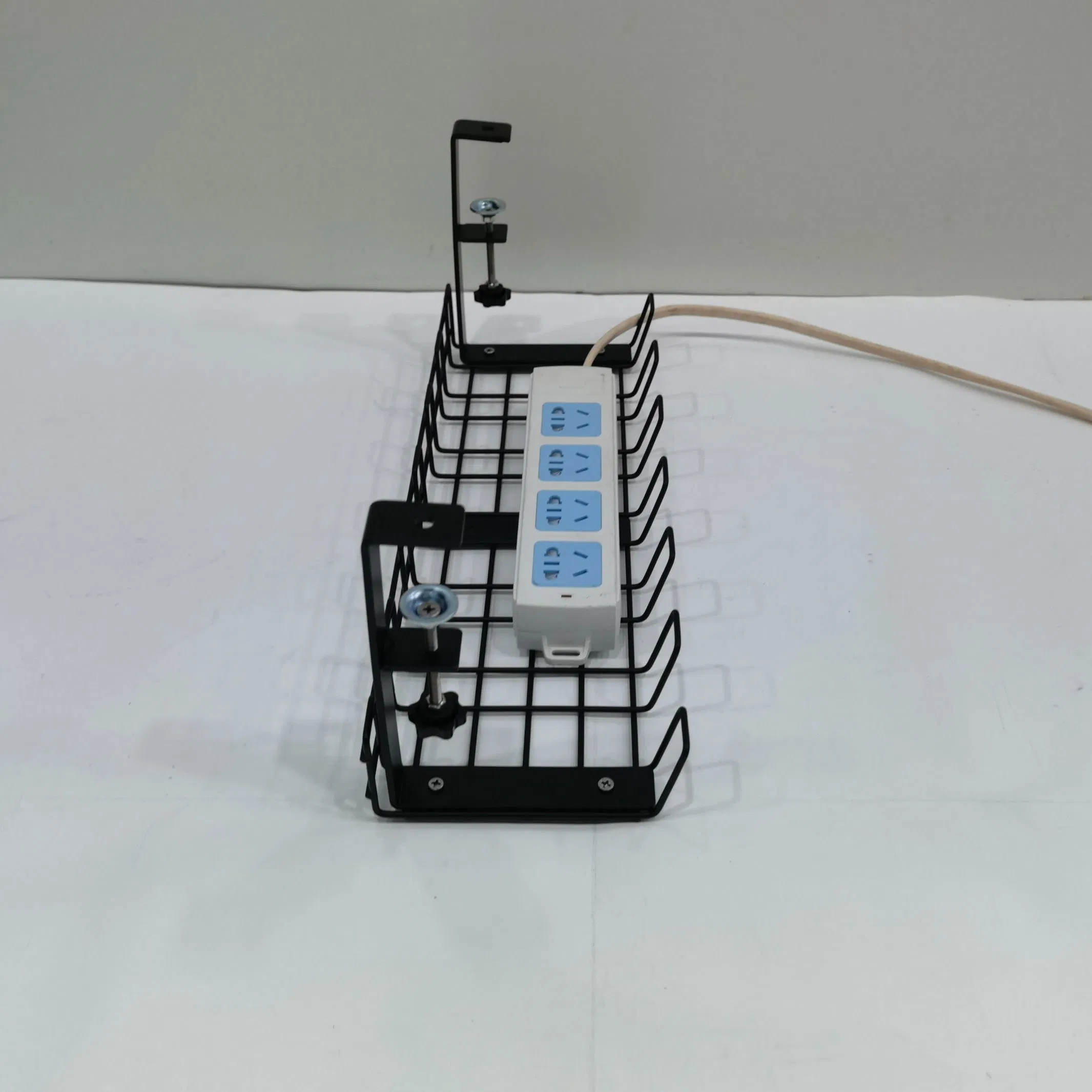 19 Inch 2u Cable Manager 12 Port Metal Duct with Cover Metal Plate