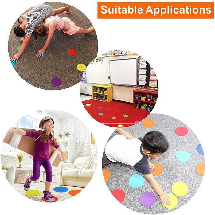 Wholesale Non Slip Rubber Agility Markers Marker Cones Flat Field Cones Floor Dots for Soccer