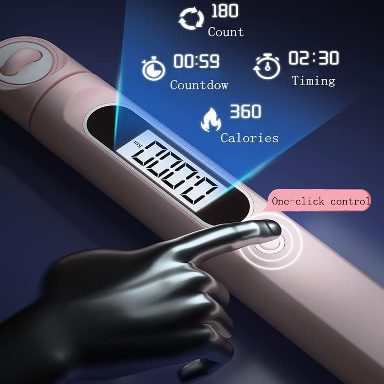 Smart Jump Rope for Fitness, Weighted Cordless Speed Jumping Rope Ci18172