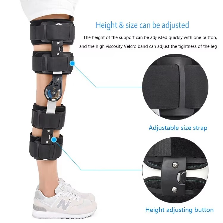 Adjustable Knee Joint Fixation Brace Lower Limb External Knee Leg Protector Knee Joint Orthopedic Protector