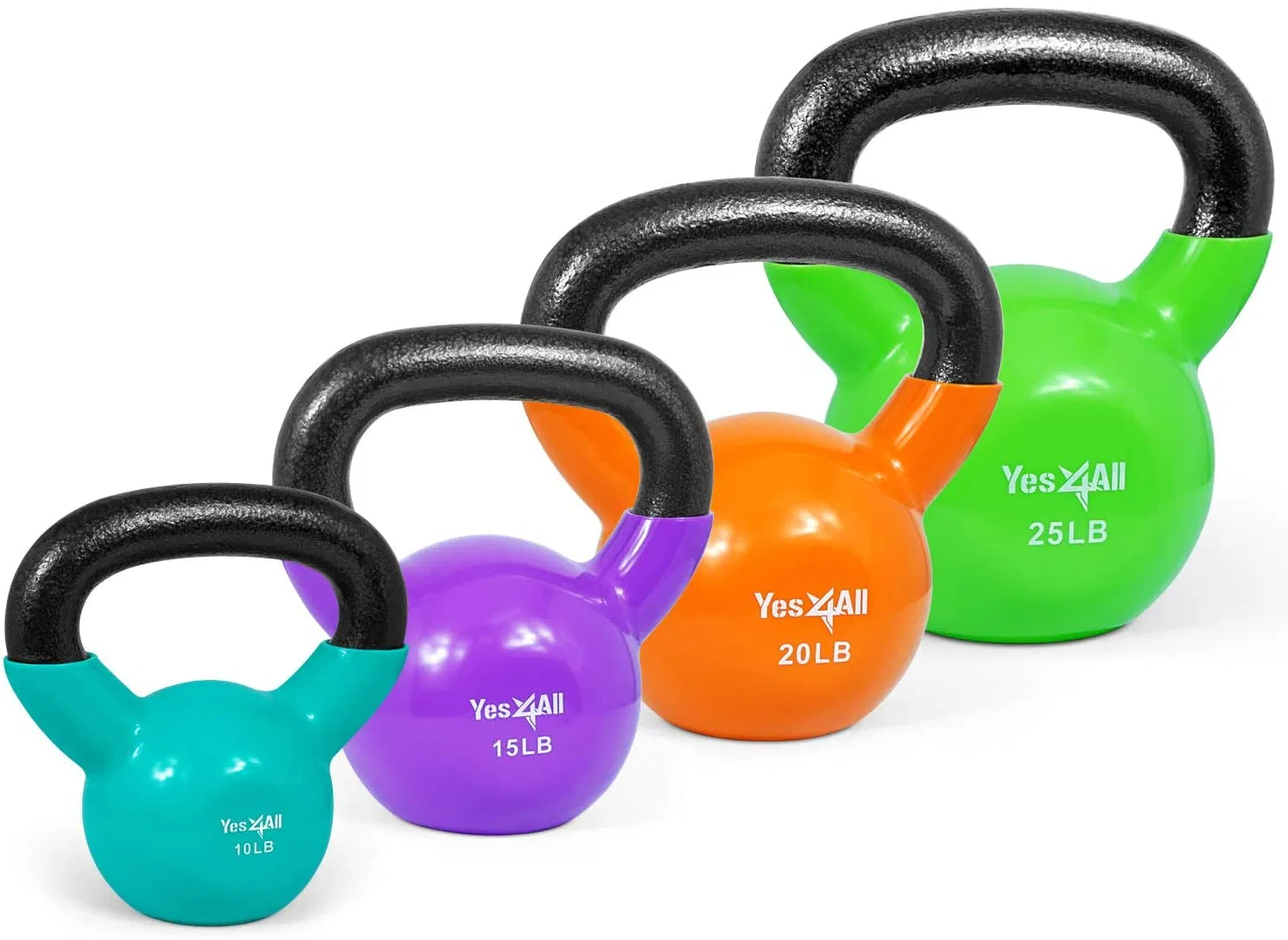 Adjustable Endurable Fitness Gym PVC Handle Kettle Bell